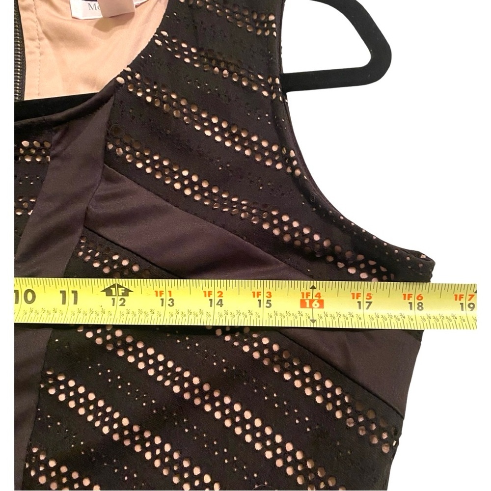 Motherhood Maternity Dress Small Black Lined Sleeveless - Picture 9 of 10